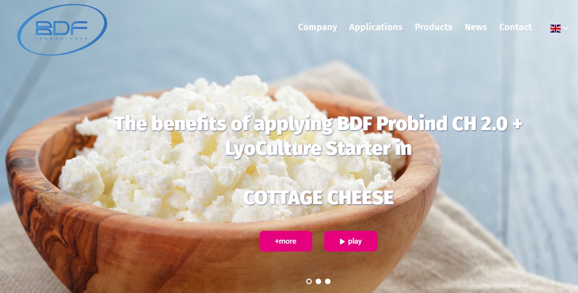 ¡Conoce nuestra nueva página web! - BDF Ingredients